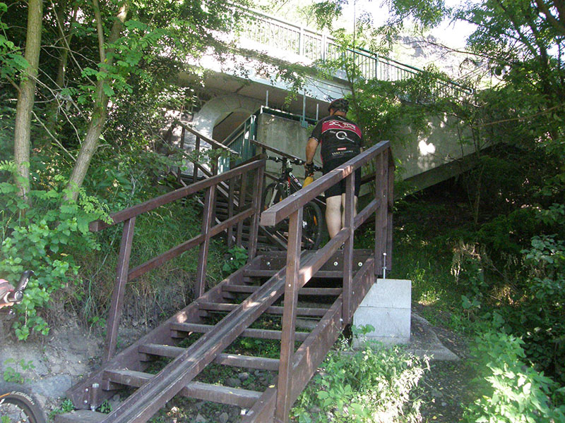 schody v Řeži