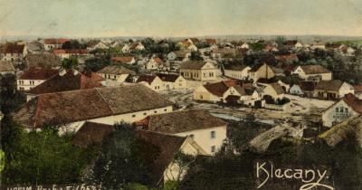 Historická pohlednice Klecan